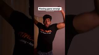 Flexing gone wrong  fitnesstalkswithpranit [upl. by Fenn]