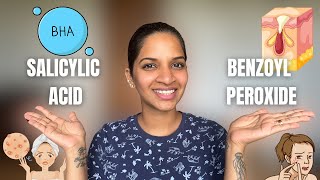 Salicylic acid vs Benzoyl peroxide for acne treatment [upl. by Ynamreg]