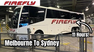 A Bus between Australia’s Busiest Cities  Melbourne To Sydney On Firefly [upl. by Apthorp16]