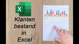 Hoe maak je een klantenbestand in Excel Tutorial Nederlands [upl. by Eustashe173]