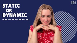 Static vs Dynamic verbs║grammar [upl. by Niveek]