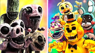 SFM FNaF Zoonomaly Monsters vs Hoaxes [upl. by Odnomar]