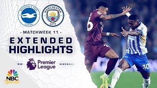 Brighton v Manchester City  PREMIER LEAGUE HIGHLIGHTS  1192024  NBC Sports [upl. by Penrod]