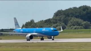 Airbus A321neo REJECTED TAKEOFF TEST  KLM Hamburg [upl. by Lohner]