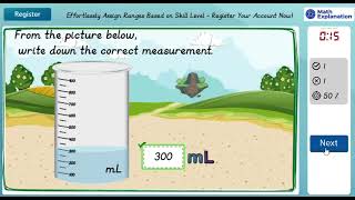 Measuring volumes in millilitres and litres  Math Explanation [upl. by Sheffy]