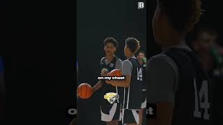 We micd up Carmelo Anthonys son 2025 Kiyan Anthony 🔥 basketball nba micd ballislife micdup [upl. by Dnalevelc37]