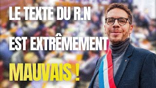 « Votre texte est extrêmement mauvais »  Ce député LFI démolit le RN [upl. by Nnybor]