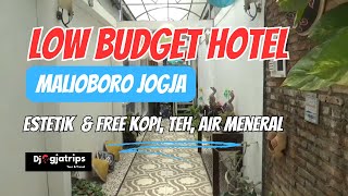 Penginapan Murah dan Estetik di Sosrowijayan Malioboro Jogja  Low Budget Hotel Jogja  Aura Hotel [upl. by Kira]