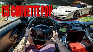 C5 Corvette POV Drive  LOUD amp CAMMED 500HP [upl. by Yt926]