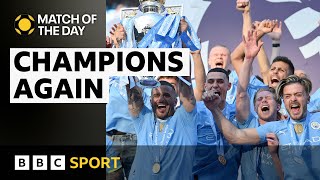 Manchester City win four Premier Leagues in a row  Match of the Day  BBC Sport [upl. by Monteith638]