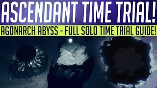 Destiny 2  ASCENDANT CHALLENGE Agonarch Abyss Time Trial amp Solo Guide [upl. by Sonni]