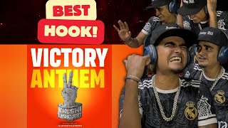 VICTORY ANTHEM Khushi× ‪lashcurry‬ prodby ‪AudiocrackerrBeatz1‬ Official Audio  REACTION [upl. by Ecirehc]