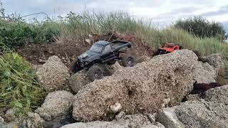 new section of the hayling crawls bye the seaside RC crawler climb [upl. by Ortrud]