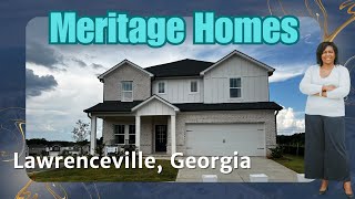 NEW CONSTRUCTION Meritage Homes Sweetwater Green  Lawrenceville GeorgiaLiving in Lawrenceville GA [upl. by Yrahk25]