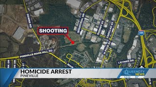 Man shot multiple times killed in Pineville suspect arrested police say [upl. by Auod118]