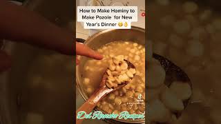 How to Make Hominy for Pozole for New Year’s Dinner 😋 mexicanfood mexicancuisine newyear shorts [upl. by Jan212]