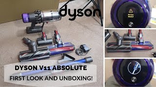 Dyson V11 Absolute Cordless Vacuum Cleaner Unboxing amp First Look [upl. by Iduj]