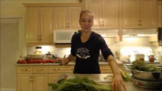 How to Blanch Swiss Chard for Freezing Cooking with Kimberly [upl. by Anitrak137]