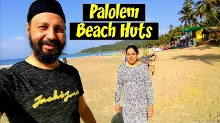 Goa  Palolem Beach Huts ₹1000 only  English Subtitles [upl. by Moffat]