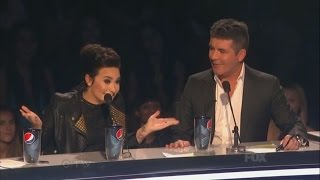 Demi Lovato and Simon Cowell  Funniest moments on The X factor  Season 2 56 LEGENDADO [upl. by Eiramnwad]