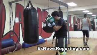 first day at boxing gym EsNews [upl. by Alliw397]