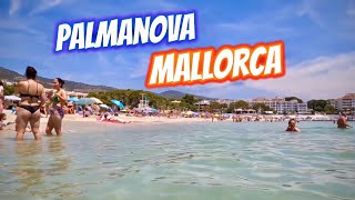 🏖️Palma Nova Majorca  A Hidden Gem in Spain📷4K UHD [upl. by Coltson]