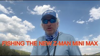 Fishing ZMan’s New Mini Max Chatterbait Nationalbassguide [upl. by Shuping369]