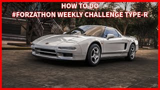 FH5 How to do Forzathon Weekly Challenge TypeR [upl. by Anilad445]