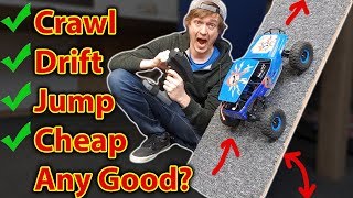 2 Speed 4x4 RC Crawler  Racer Wltoys 10428A Unboxing Testing Drifting [upl. by Hurlbut220]