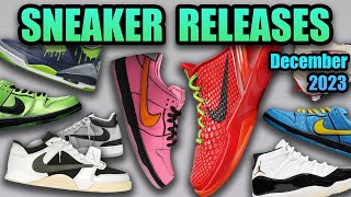 The BEST Sneaker Releases In DECEMBER 2023  SHOCK DROP Soon [upl. by Ecadnarb]