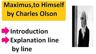 Maximus to Himself by Charles Olson summary [upl. by Llerud]