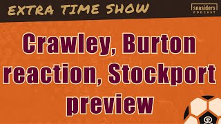 Crawley amp Burton reaction Stockport preview [upl. by Florri545]