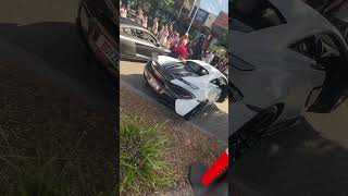 McLaren 570S Straight pipe pure exhaust sound and startup [upl. by Llennhoj]