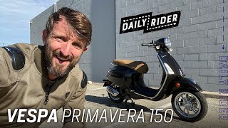 2022 Vespa Primavera 150 Review  Daily Rider [upl. by Trenton893]