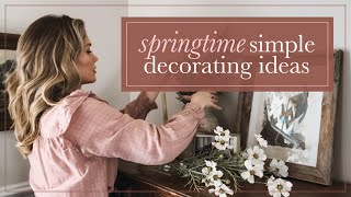 Early Springtime Refresh  Simple Decorating Ideas 2024 [upl. by Kittie]