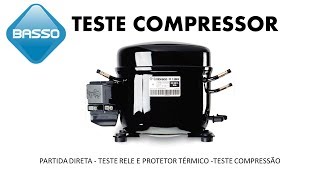 Teste de compressor e rele de geladeira [upl. by Guerra635]