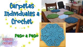 Carpetas Individuales para Mesa a Crochet paso a paso [upl. by Scuram]