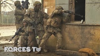 British And German Army Train Side By Side  Forces TV [upl. by Yttam]