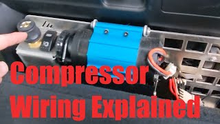 ARB Compressor Switch Wiring  Rear Seat Mount Jeep Gladiator [upl. by Annabell]