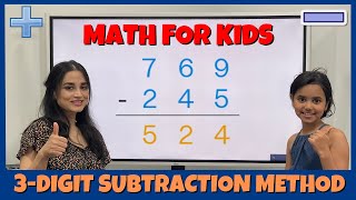 Alternative Method To 3Digit Subtraction Addition Method [upl. by Dias177]