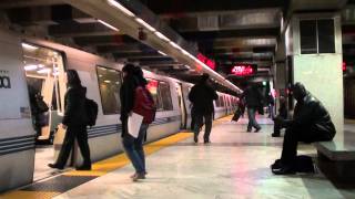 DublinPleasanton Train Arriving at Glen Park BART HD [upl. by Shantee989]