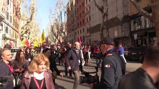 Il corteo in ricordo delle vittime di mafia a Roma la lettura dei nomi [upl. by Llednar]