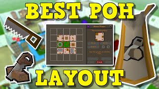 OSRS Best POH Layout  Efficient House Setup Old School Runescape [upl. by Karlotte553]