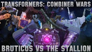 Transformers Combiner Wars Bruticus VS The Stallion Stop Motion Part 4 FINALE [upl. by Rodl894]