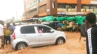 HEAVY RAIN IN GARISSA TOWN CAUSES FLOODING IN THE CBD [upl. by Niehaus]