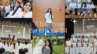 Finally  white coat ceremony 🥼🩺✨️  Vanya Kamra [upl. by Nelon]