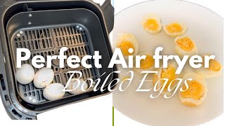 Air Fryer Hard Boiled Eggs Recipe  How To Cook Eggs In The Air Fryer [upl. by Casi]