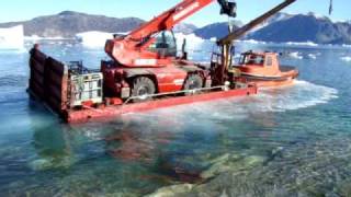 Manitou crash on Greenland [upl. by Felicie]