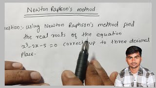 newton raphson method of numerical methods  Statical method  SNME [upl. by Decker201]