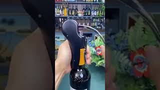 Press Type Wine Bottle Opener Household Zinc Alloy Corkscrew Convenient Bar Lever Corkscrew Cork [upl. by Sinnek983]